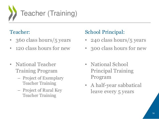 New Priorities for Teacher Training and School Curriculum: